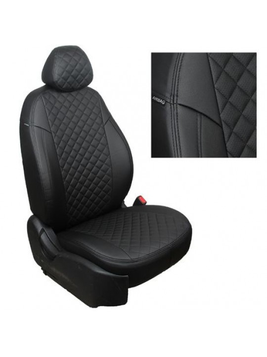  seat covers, leatherette nappa, 7 colors